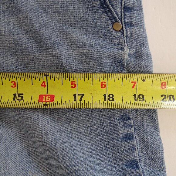 D.Jeans Denim Skinny Jeans Jeggings Women Size 12 Light Wash Blue Back Pockets - Picture 7 of 12